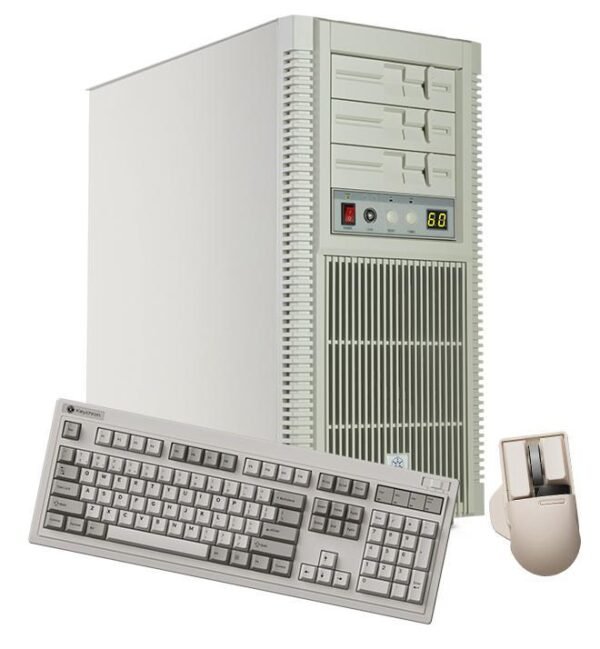 10418_large Scorptec Retro Tower Gaming PC with Retro Keyboard & Mouse